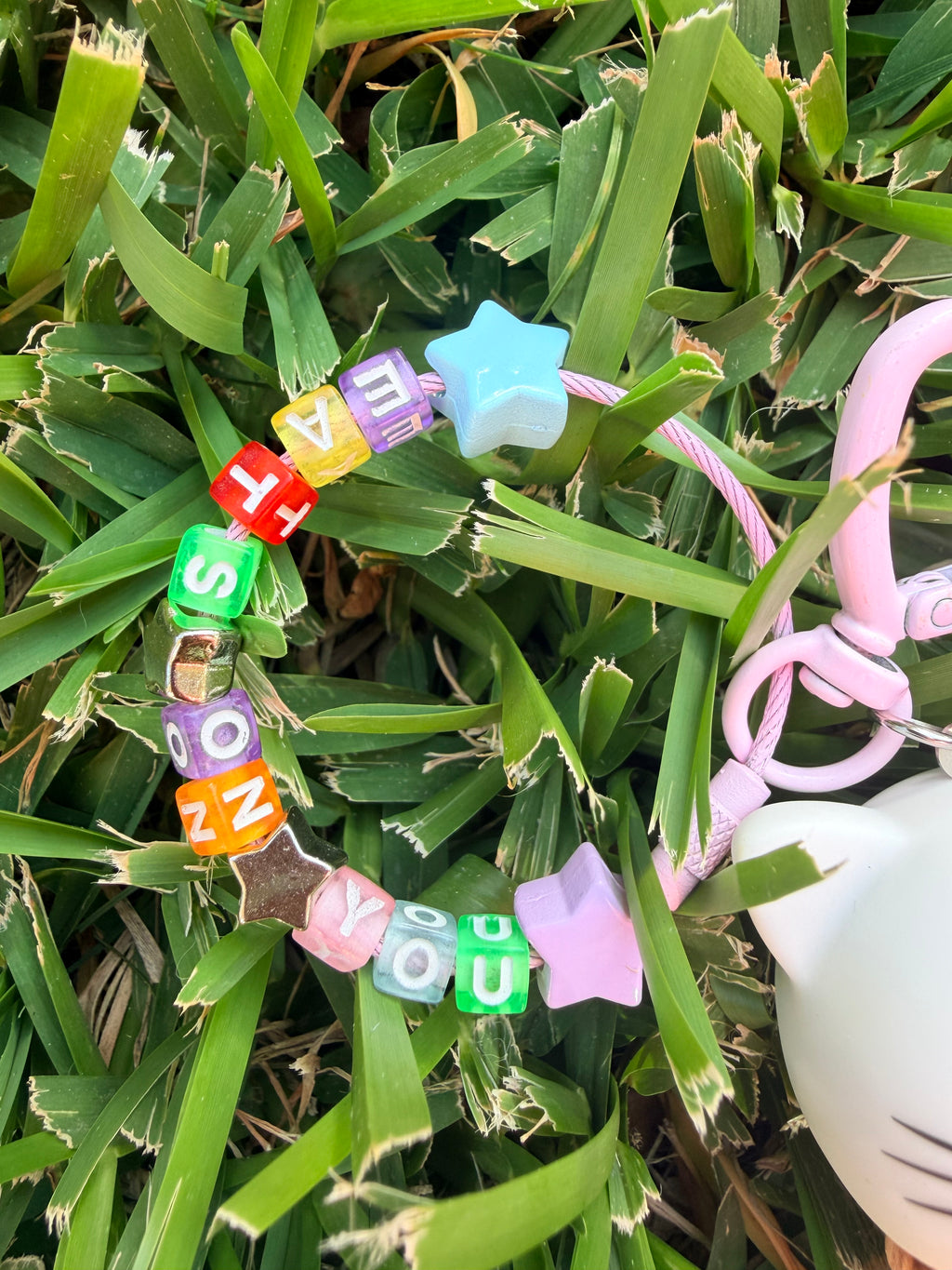 Baby HK & Monchi Initial Keychain
