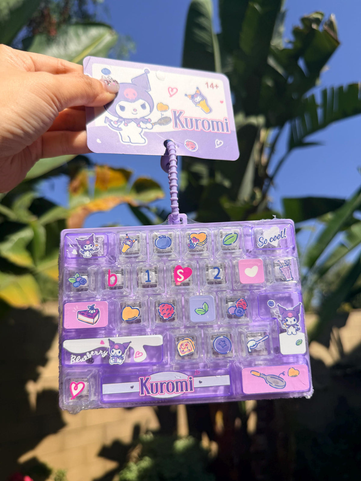 Sanrio Giant Keycap Clicker | My Melody Cinnamoroll Kuromi My Sweet Piano | Official Licensed Sanrio | Kawaii Desk Toy
