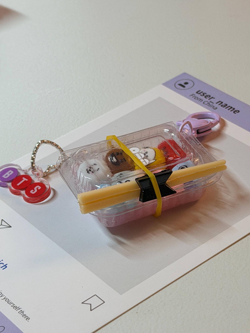 K-pop Mini Bento Keychain