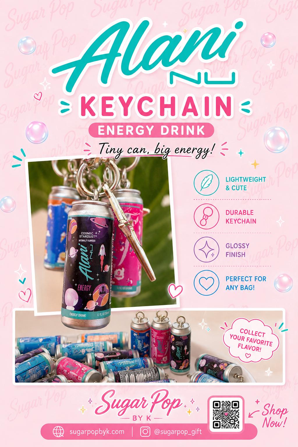 Alani Energy Mini Keychain