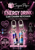 Mini Energy Drink Keychain