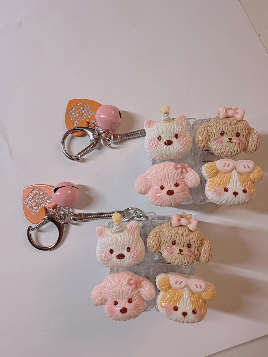 Cute 3D LED Clicker Keychain | Kawaii Character Keyboard Clicker | Fidget Toy Bag Charm | Sensory Keychain