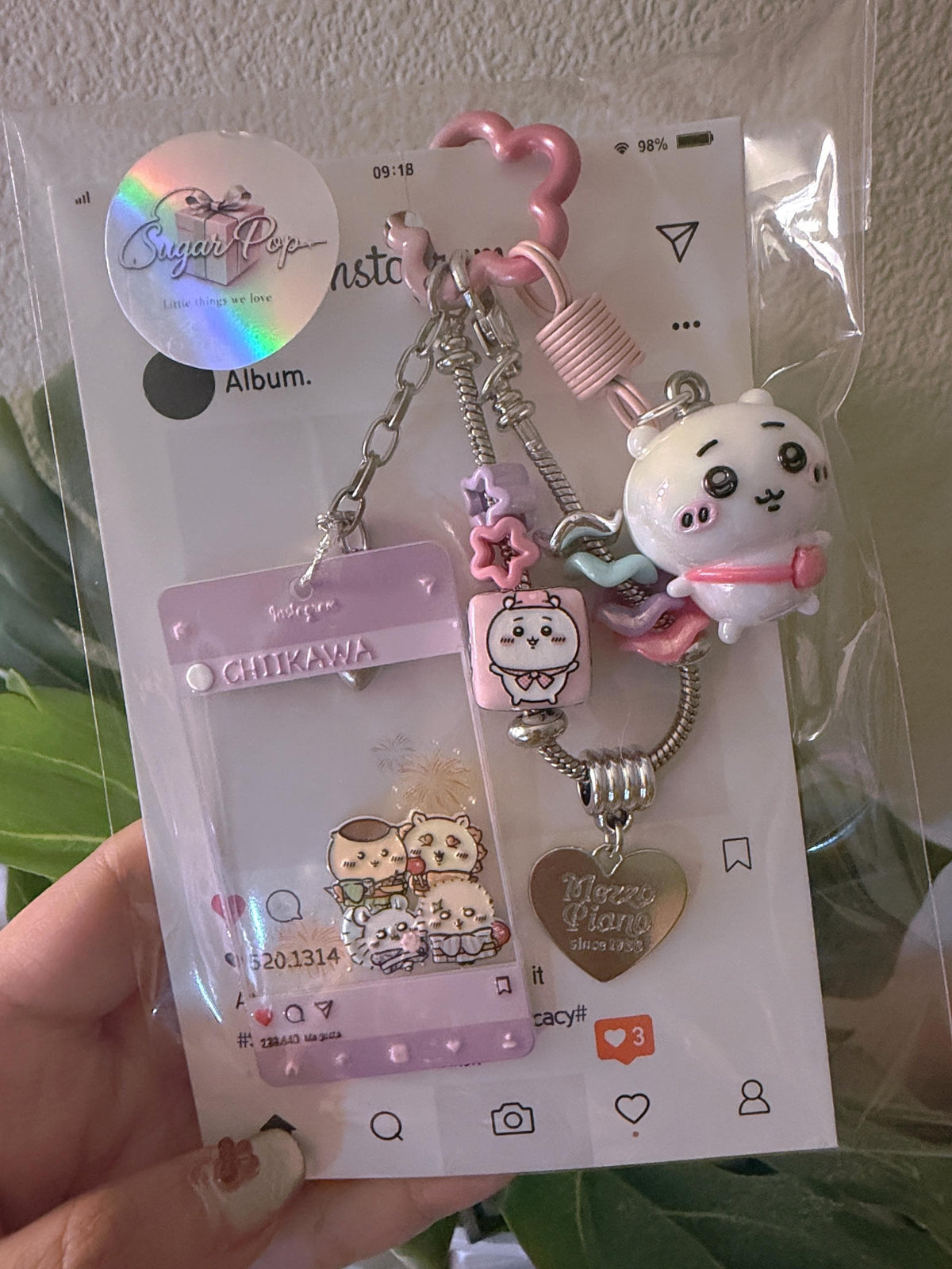 Cute Character Keychain Series | Kawaii Bag Charms | Pastel Beaded Keyring | Handmade Cute Accessories | Gift for Her
