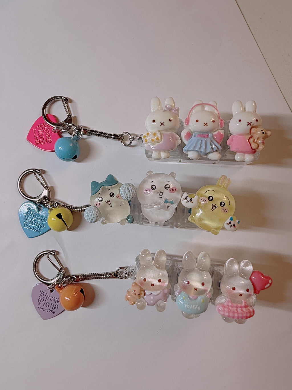 Cute 3D LED Clicker Keychain | Kawaii Character Keyboard Clicker | Fidget Toy Bag Charm | Sensory Keychain