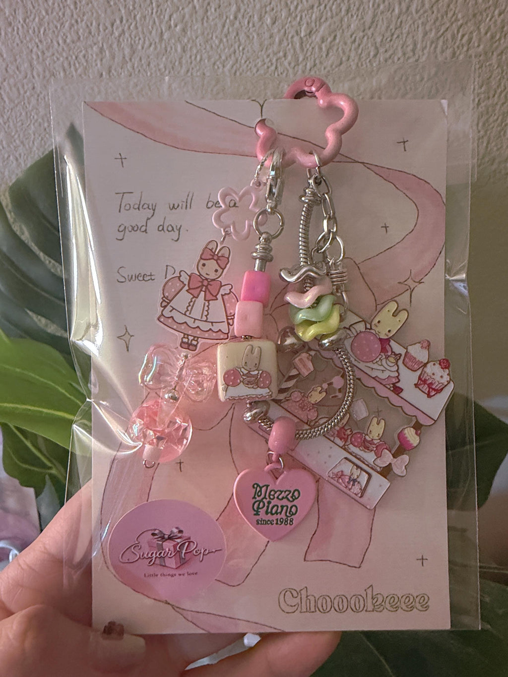 Cute Character Keychain Series | Kawaii Bag Charms | Pastel Beaded Keyring | Handmade Cute Accessories | Gift for Her