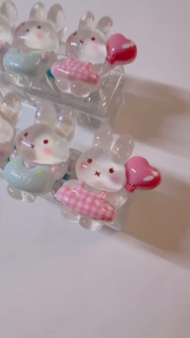 Cute 3D LED Clicker Keychain | Kawaii Character Keyboard Clicker | Fidget Toy Bag Charm | Sensory Keychain